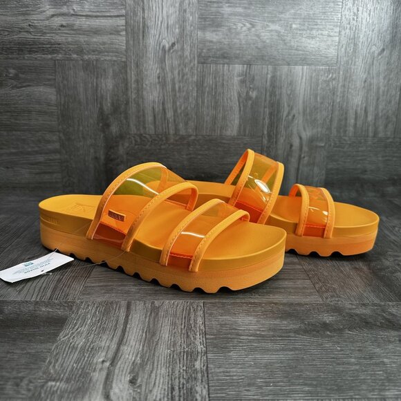 Reef Vista Hi Energy Women's size 9.5 Orange Cushion Comfort Sandals - Picture 5 of 8